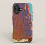 âSunset Canyon de Chellyâ by Edgar Payne iPhone Case Gallery Image 1