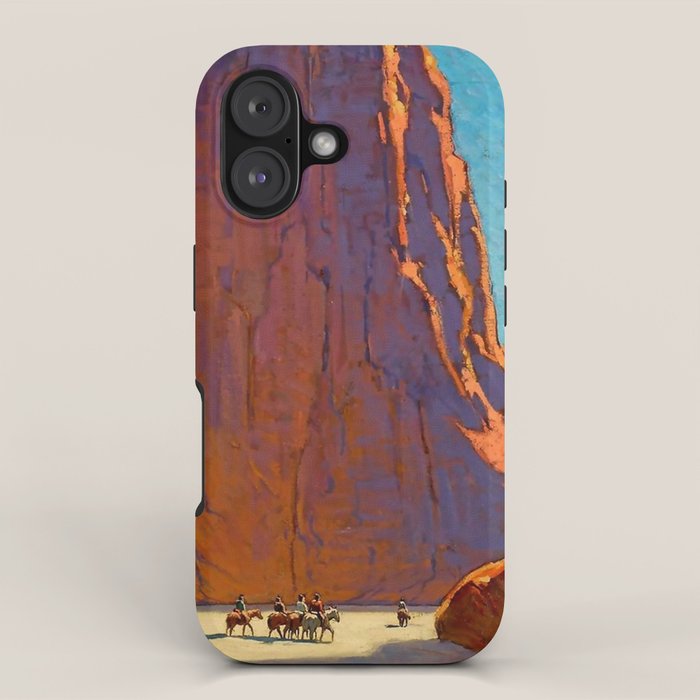 âSunset Canyon de Chellyâ by Edgar Payne iPhone Case Gallery Image 1