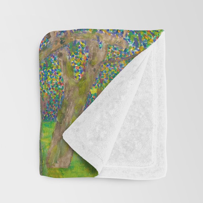 Gustav Klimt "Pear tree" Throw Blanket Gallery Image 3
