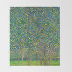 Gustav Klimt "Pear tree" Throw Blanket Gallery Image 2