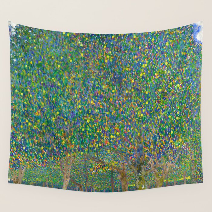 Gustav Klimt "Pear tree" Wall Tapestry Gallery Image 4