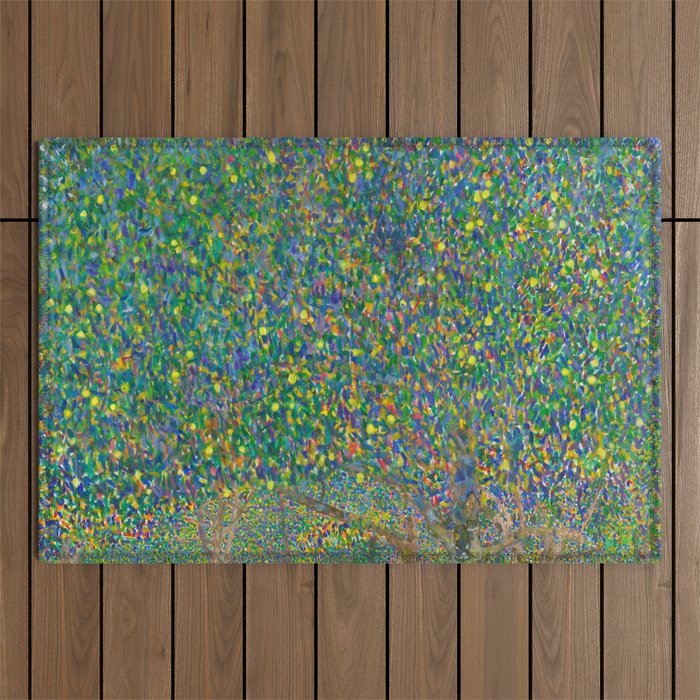 Gustav Klimt "Pear tree" Outdoor Rug Gallery Image 1