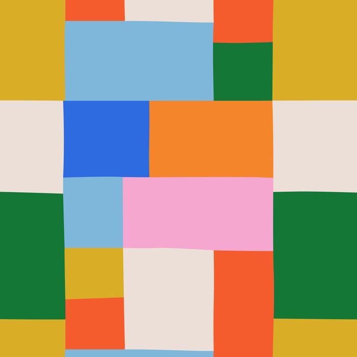 Colorful geometric patchwork mosaic pattern Coffee Mug Gallery Image 2