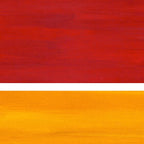 Burnt Red Yellow Ochre Mid Century Modern Abstract Minimalist Rothko Color Field Squares Coffee Mug Gallery Image 2