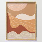 Abstract Desert Serving Tray Gallery Image 1