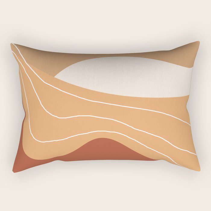 Abstract Desert Rectangular Pillow Gallery Image 1