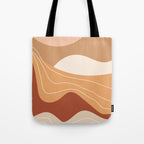 Abstract Desert Tote Bag Gallery Image 1