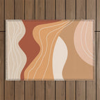 Abstract Desert Outdoor Rug Gallery Image 1