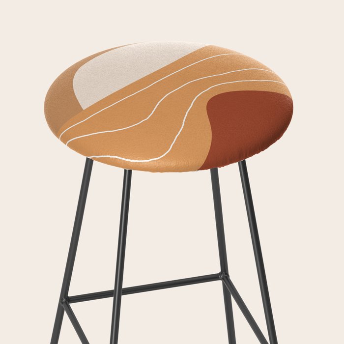 Abstract Desert Stool Gallery Image 2