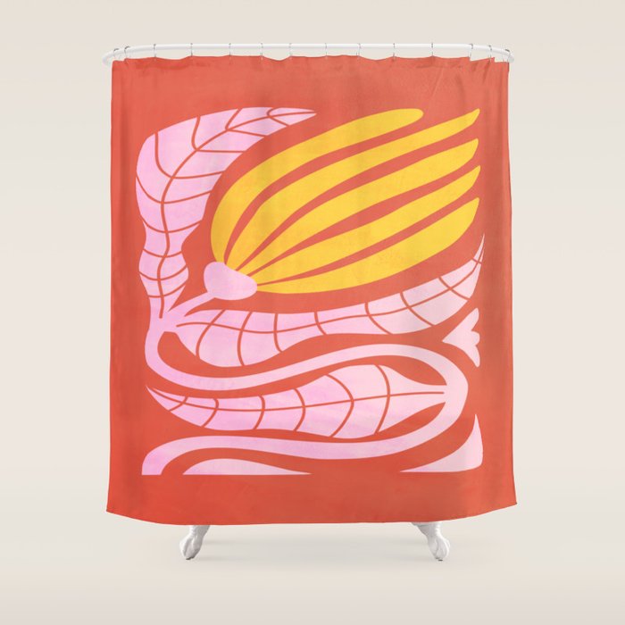 Sunglow & Cotton Candy: Les Fleurs | Flower Market Color Series 05 Shower Curtain Gallery Image 1