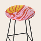 Sunglow & Cotton Candy: Les Fleurs | Flower Market Color Series 05 Stool Gallery Image 2