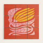 Sunglow & Cotton Candy: Les Fleurs | Flower Market Color Series 05 Wood Wall Art Gallery Image 1