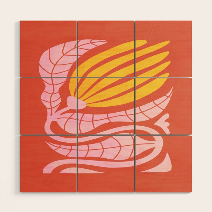 Sunglow & Cotton Candy: Les Fleurs | Flower Market Color Series 05 Wood Wall Art Gallery Image 1