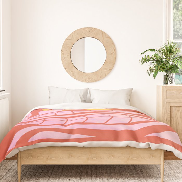 Sunglow & Cotton Candy: Les Fleurs | Flower Market Color Series 05 Duvet Cover Gallery Image 3