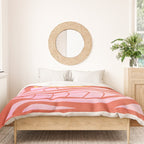 Sunglow & Cotton Candy: Les Fleurs | Flower Market Color Series 05 Duvet Cover Gallery Image 3