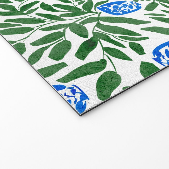 Chinoiserie Garden Welcome Mat Gallery Image 2