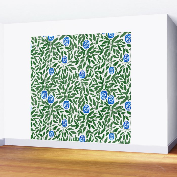Chinoiserie Garden Wall Mural Gallery Image 2