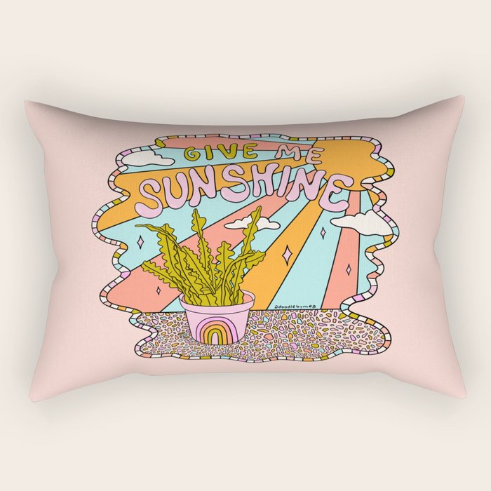 Give Me Sunshine Rectangular Pillow Gallery Image 2