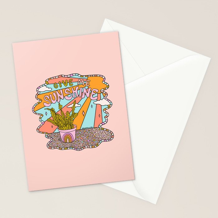 Give Me Sunshine Stationery Card Gallery Image 2