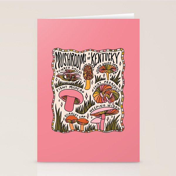 Mushrooms of Kentucky Stationery Card Gallery Image 1