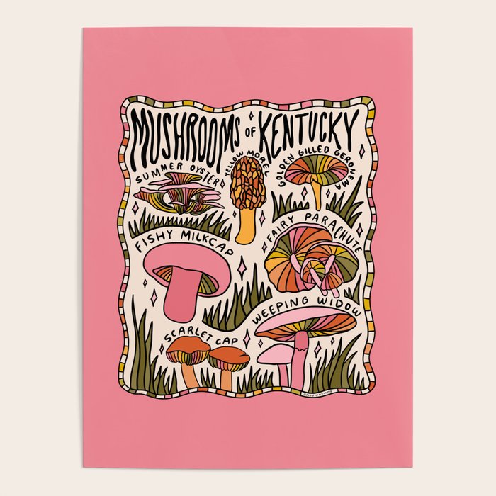 Mushrooms of Kentucky Poster Gallery Image 4