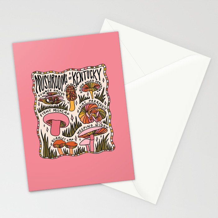 Mushrooms of Kentucky Stationery Card Gallery Image 2