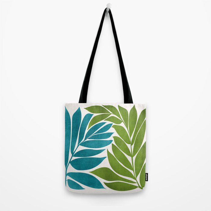 Modern Coastal Seagrass Tote Bag Gallery Image 2