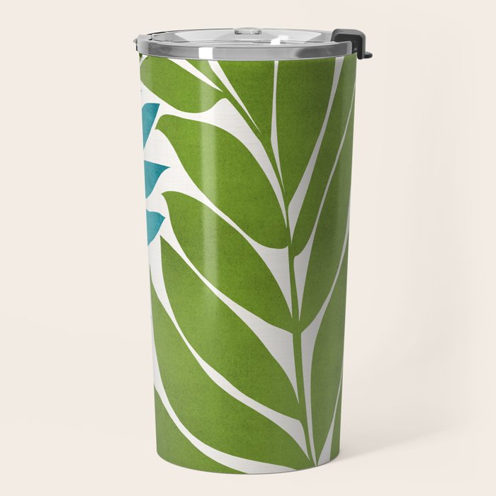 Modern Coastal Seagrass Travel Mug Gallery Image 2