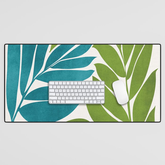 Modern Coastal Seagrass Desk Mat Gallery Image 1