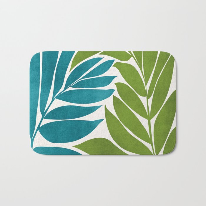 Modern Coastal Seagrass Bath Mat Gallery Image 1