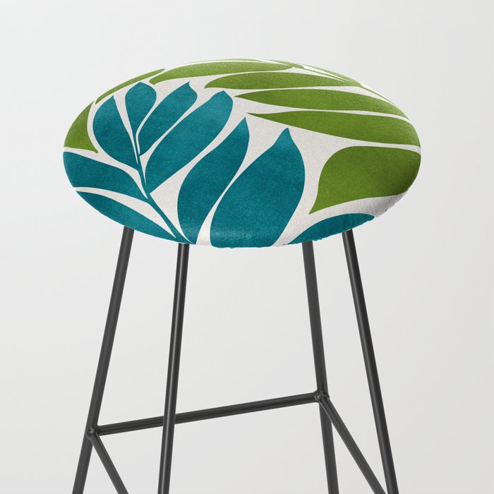 Modern Coastal Seagrass Stool Gallery Image 2