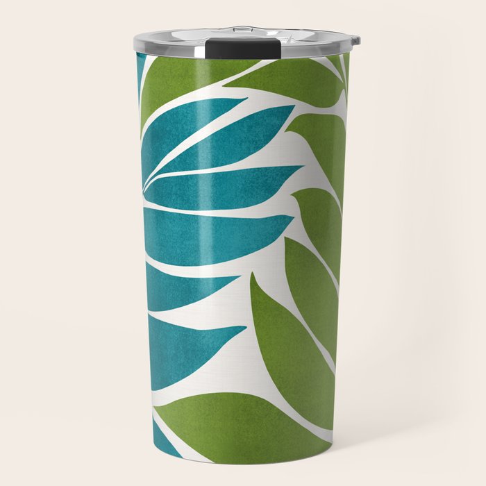 Modern Coastal Seagrass Travel Mug Gallery Image 1