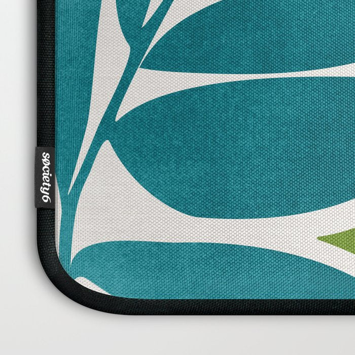 Modern Coastal Seagrass Laptop Sleeve Gallery Image 3