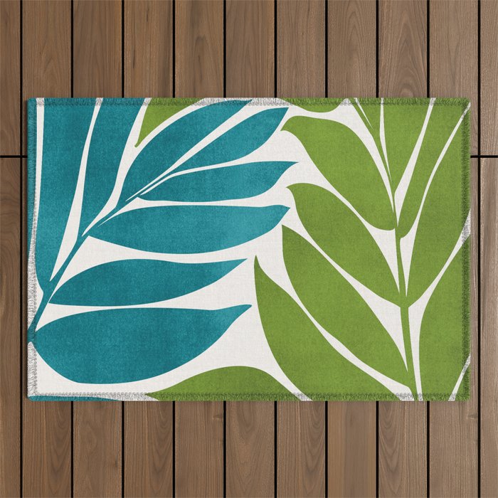 Modern Coastal Seagrass Outdoor Rug Gallery Image 1
