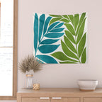 Modern Coastal Seagrass Wall Tapestry Gallery Image 2