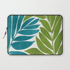Modern Coastal Seagrass Laptop Sleeve Gallery Image 1