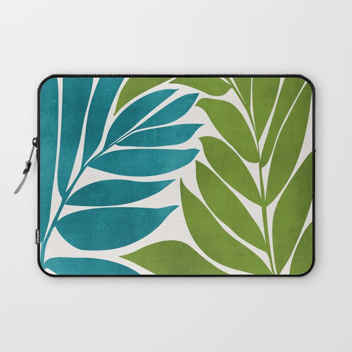 Modern Coastal Seagrass Laptop Sleeve Gallery Image 1