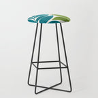 Modern Coastal Seagrass Stool Gallery Image 1