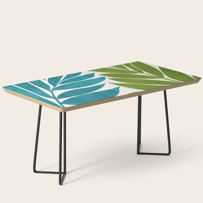 Modern Coastal Seagrass Coffee Table Gallery Image 1