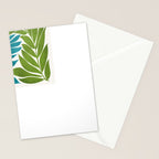 Modern Coastal Seagrass Stationery Card Gallery Image 2