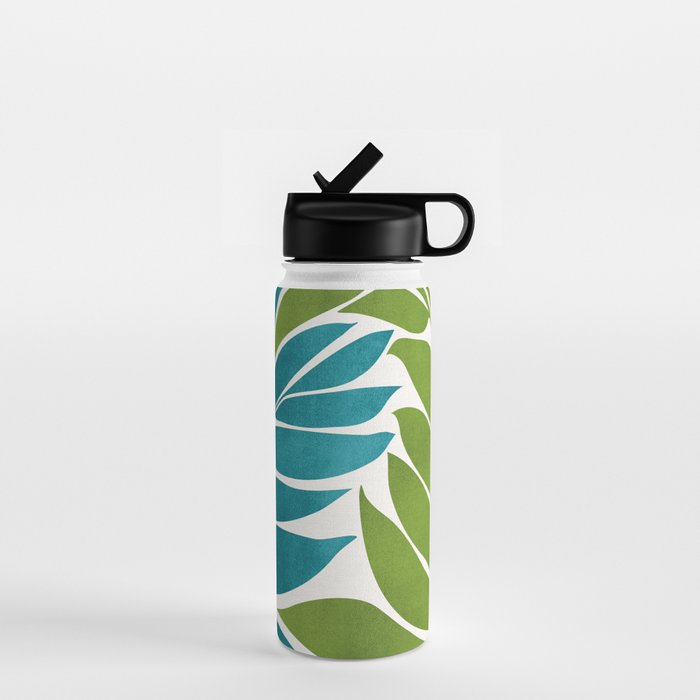 Modern Coastal Seagrass Water Bottle Gallery Image 1