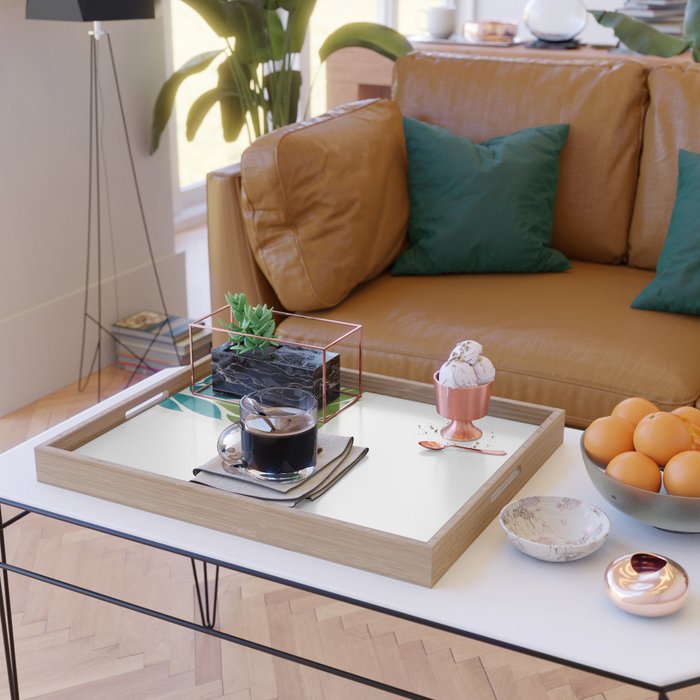 Modern Coastal Seagrass Serving Tray Gallery Image 2