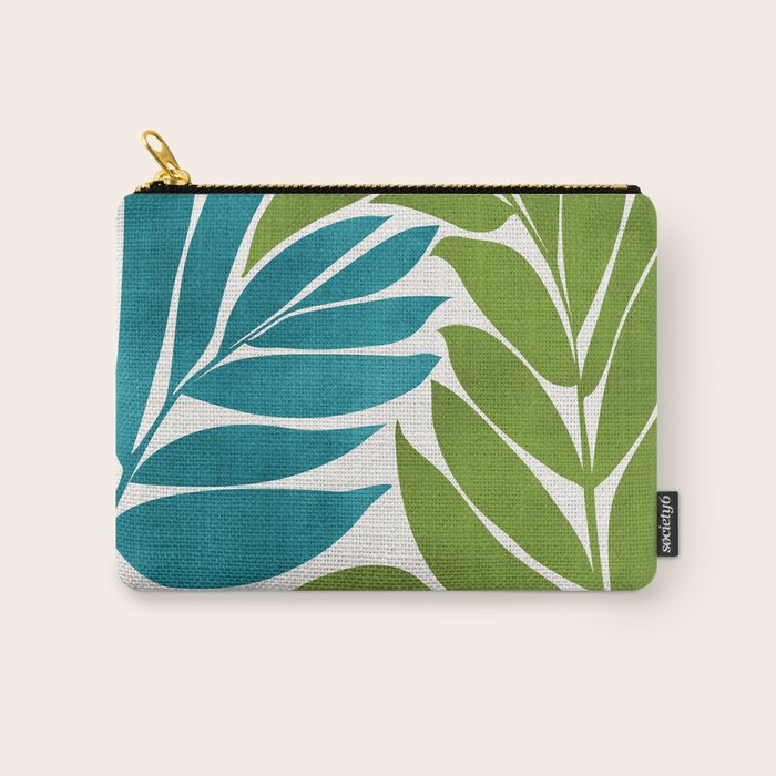 Modern Coastal Seagrass Carry All Pouch Gallery Image 1