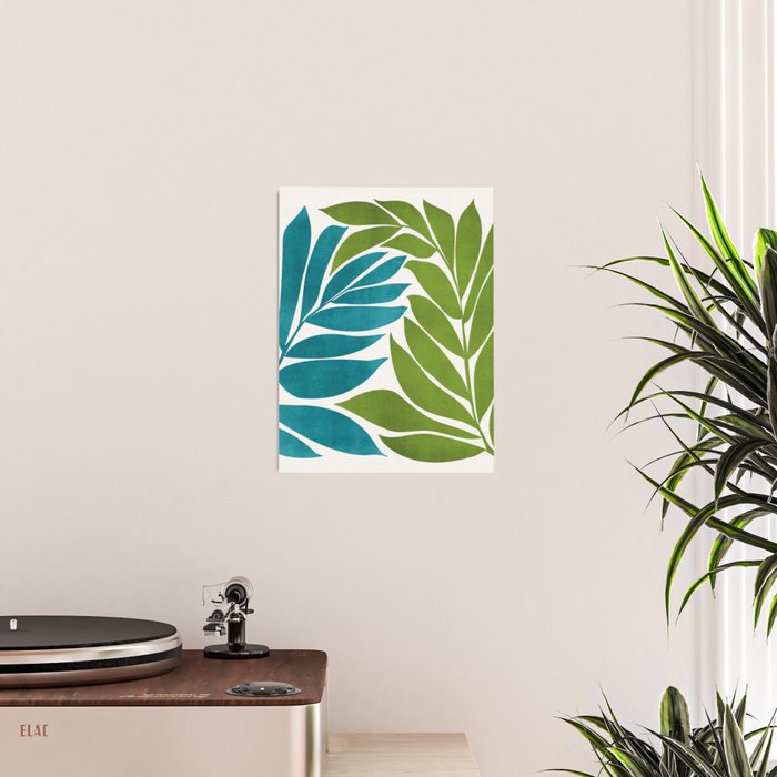 Modern Coastal Seagrass Poster Gallery Image 2