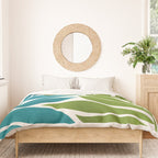 Modern Coastal Seagrass Duvet Cover Gallery Image 3