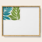 Modern Coastal Seagrass Serving Tray Gallery Image 1