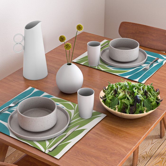 Modern Coastal Seagrass Placemat Gallery Image 2