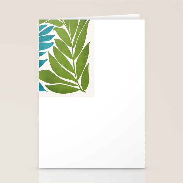 Modern Coastal Seagrass Stationery Card Gallery Image 2