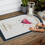Dry Martini Cocktail Zodiac Sign Outdoor Rug Gallery Image 2