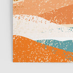 Abstract sunset mountain landscape painting art print Poster Gallery Image 3